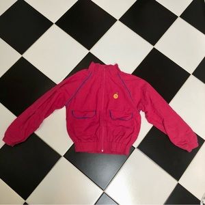 The Campamento Kids Pink Embroidered Jacket sz 11-12Y Can Fit Women up to Sz S-M